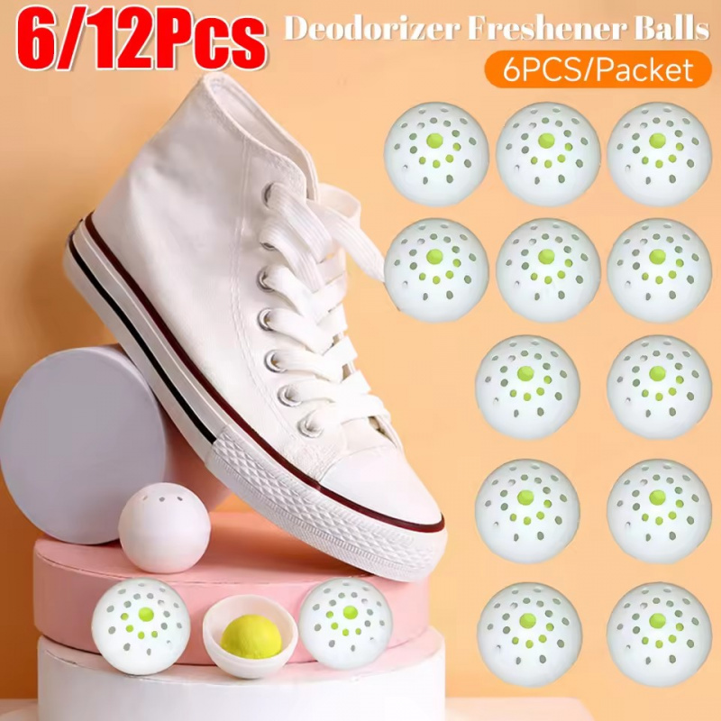 Shoe Deodorizer Ball - 1-12Pcs Deodorizer Freshener Balls For Shoes