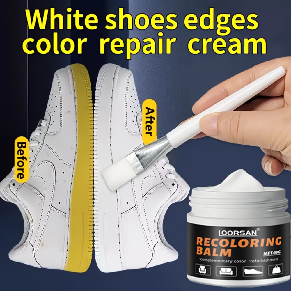 LOORSAN New White Shoe Edge Re - Sneaker Leather Care review and price