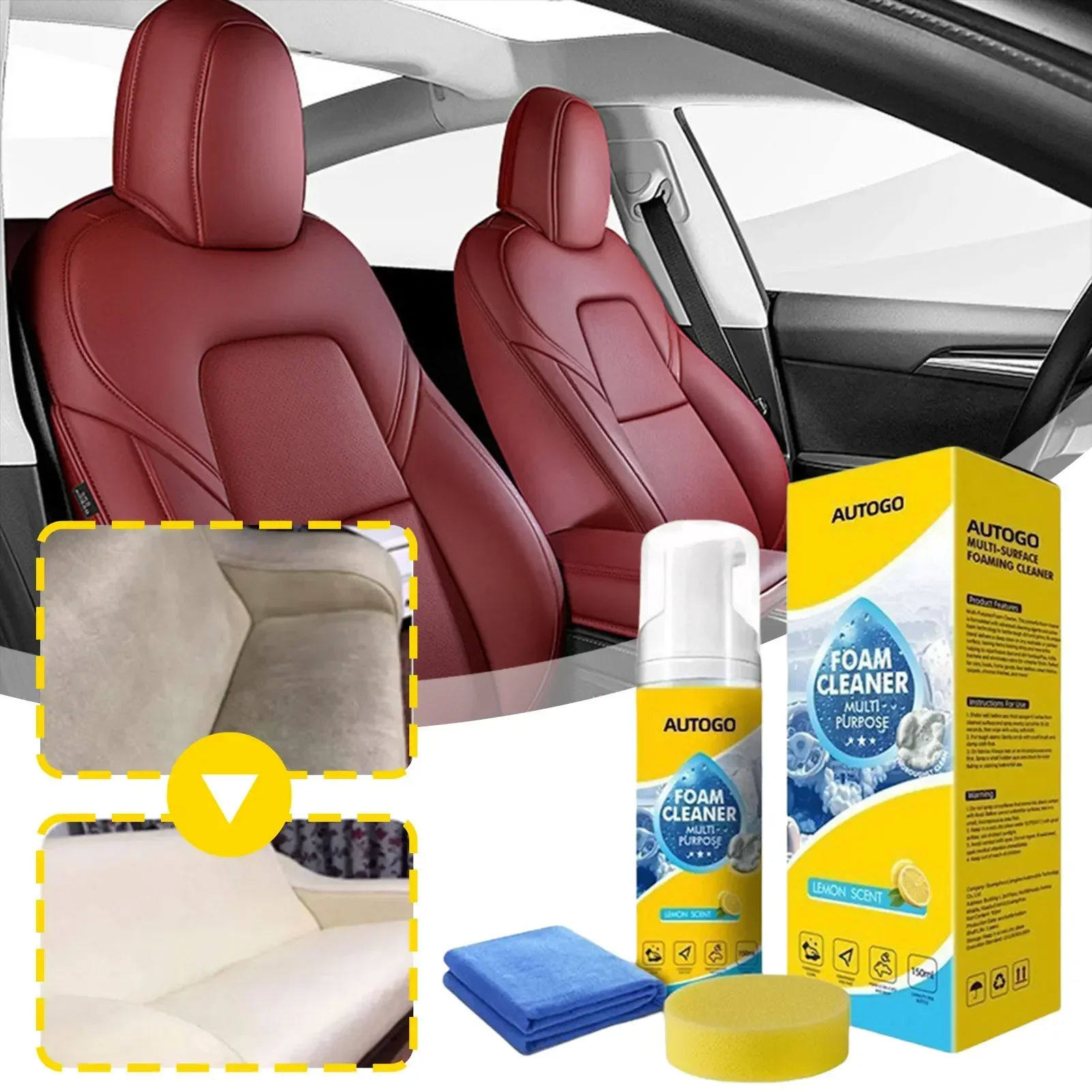 150ml Multipurpose Foam Cleane - Sneaker Leather Care review and price